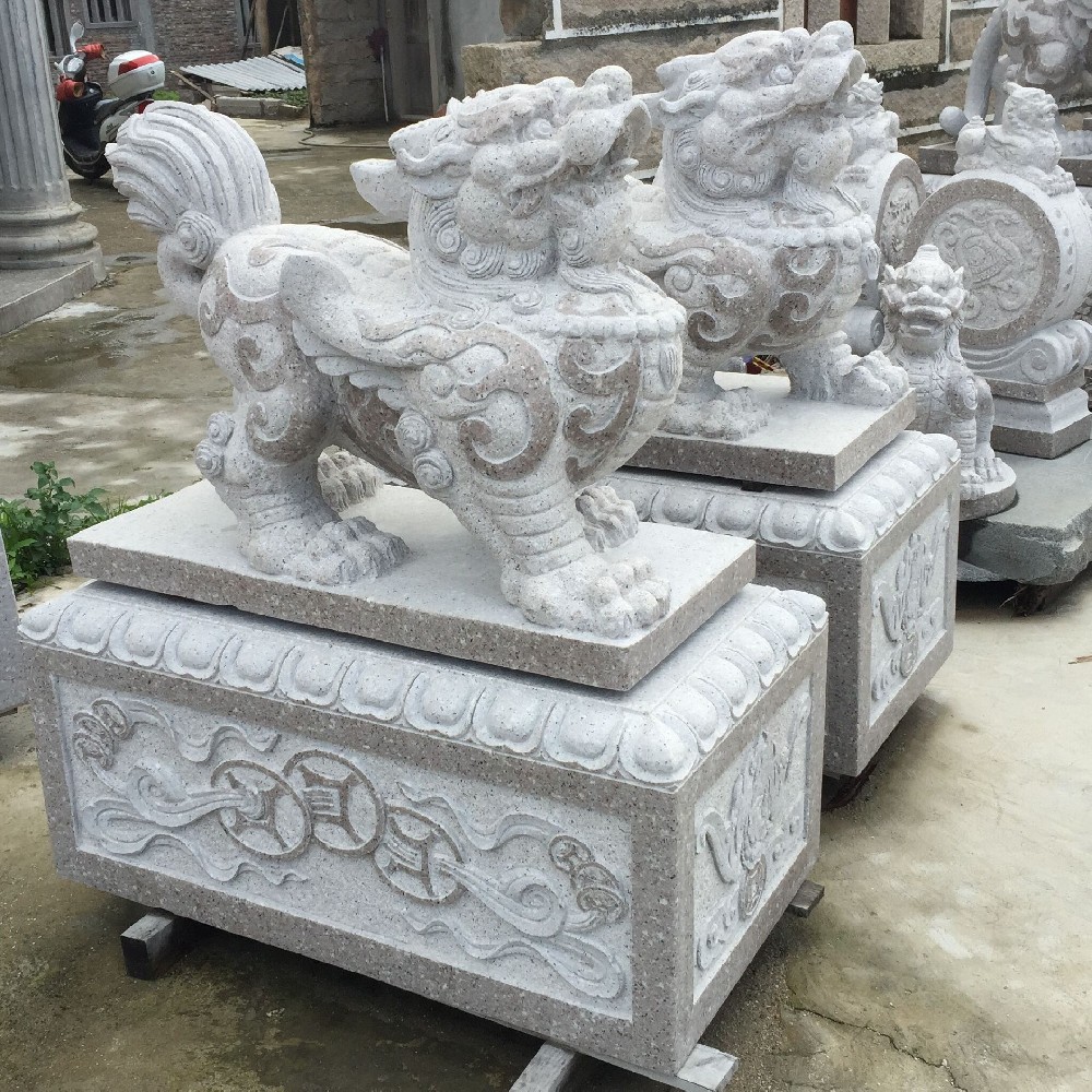 傳統精雕石雕貔貅 | 招財鎮宅風水神獸定製 | 惠安青石/花崗岩雕刻廠家