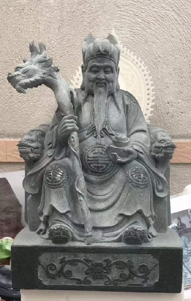 傳統石雕土地公 | 福德正神/伯公神像定製 | 宮廟與陵園后土廠家